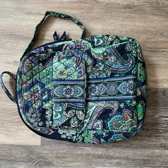 Vera Bradley‎ Blue Rhapsody Paisley Floral Quilted Cotton Backpack Travel Bag main image 8